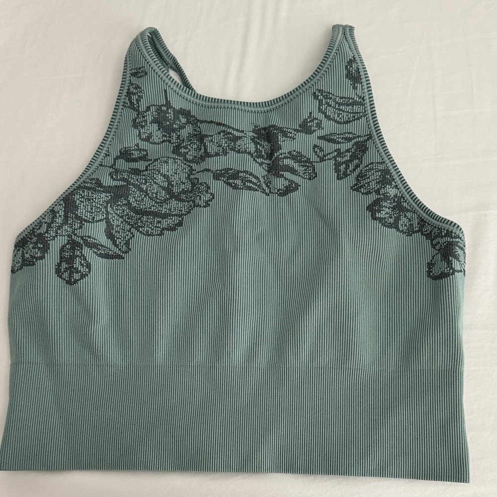 Athleta Floral Patterned Tank Top